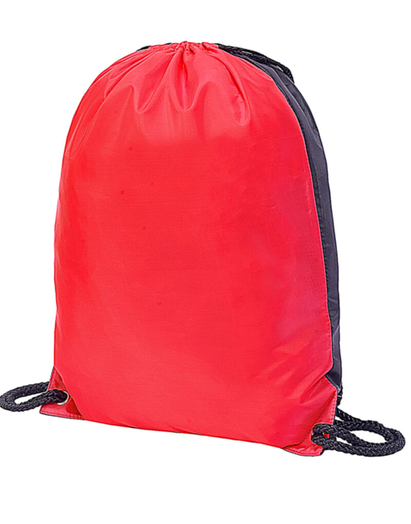 Shugon Stafford Contrast Drawstring Bag Red and Black