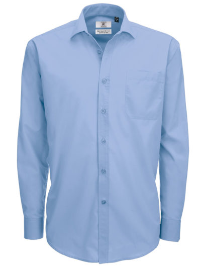 Men's Smart Long Sleeve Poplin Shirt