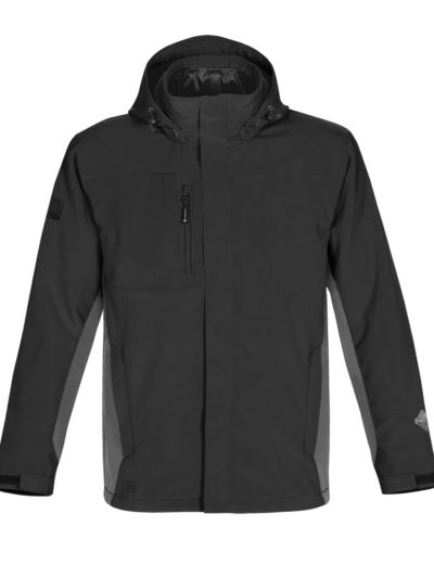 Stormtech Men's Atmosphere 3-in-1 System Jacket Black and Granite