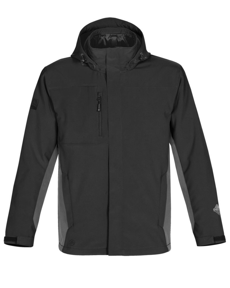 Stormtech Men's Atmosphere 3-in-1 System Jacket Black and Granite