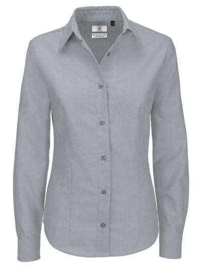 Ladies Oxford Long Sleeve Shirt