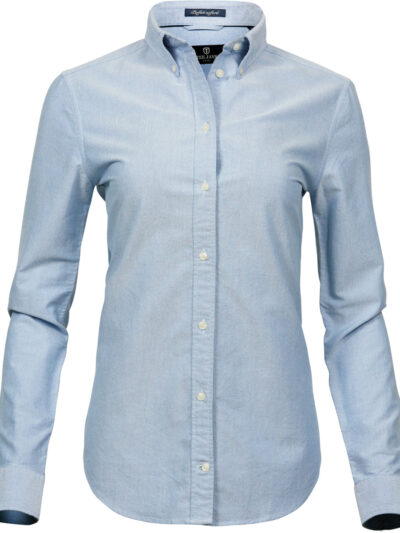 Tee Jays Ladies' Perfect Oxford Shirt Light Blue