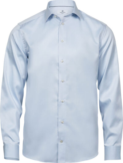 Tee Jays Men's Luxury Shirt Comfort Fit Light Blue