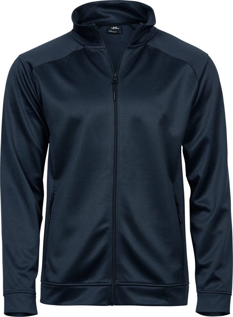 Tee Jays Men's Performance Zip Sweat Deep Navy