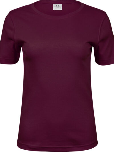 Tee Jays Ladies' Interlock Tee Wine