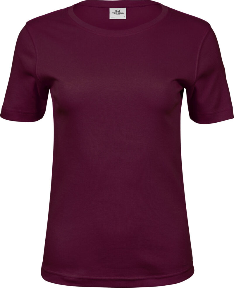 Tee Jays Ladies' Interlock Tee Wine