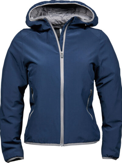 Tee Jays Ladies' Competition Jacket Navy and Light Grey