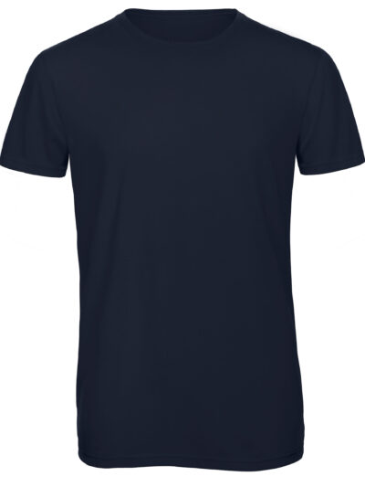 B&C Men's Triblend Tee Navy Blue