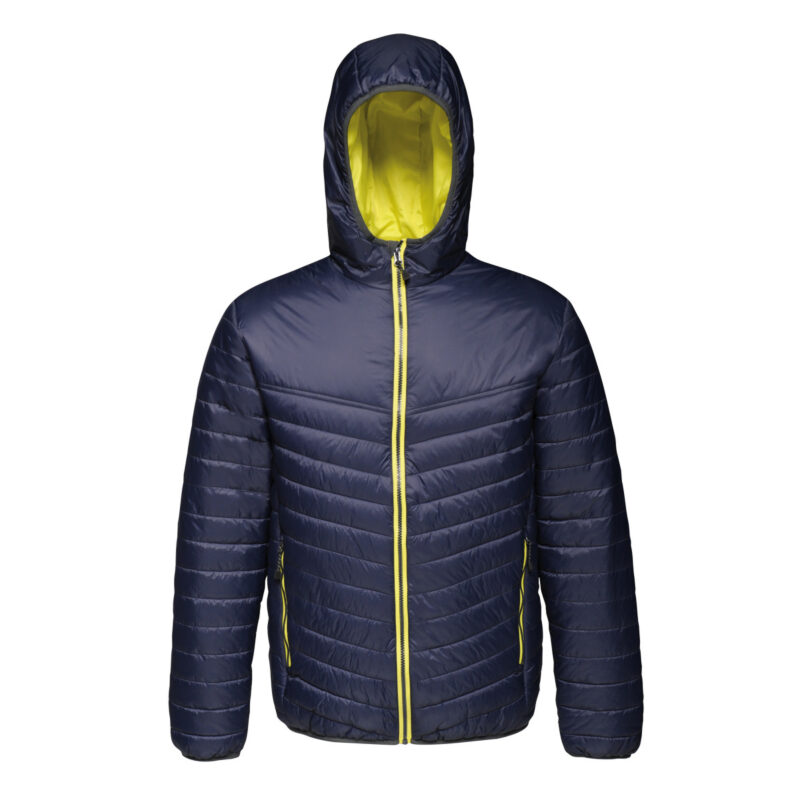 Regatta Acadia II Men's Warmloft Down-Touch Jacket Navy and Neon Spring