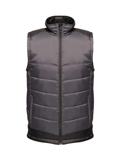 Regatta Contrast Insulated Bodywarmer Seal Grey and Black