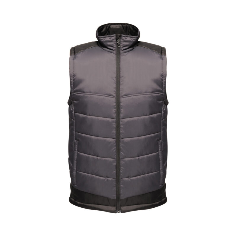 Regatta Contrast Insulated Bodywarmer Seal Grey and Black