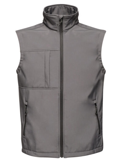 Regatta Octagon II Men's 3 Layer Printable Softshell Bodywarmer Seal Grey