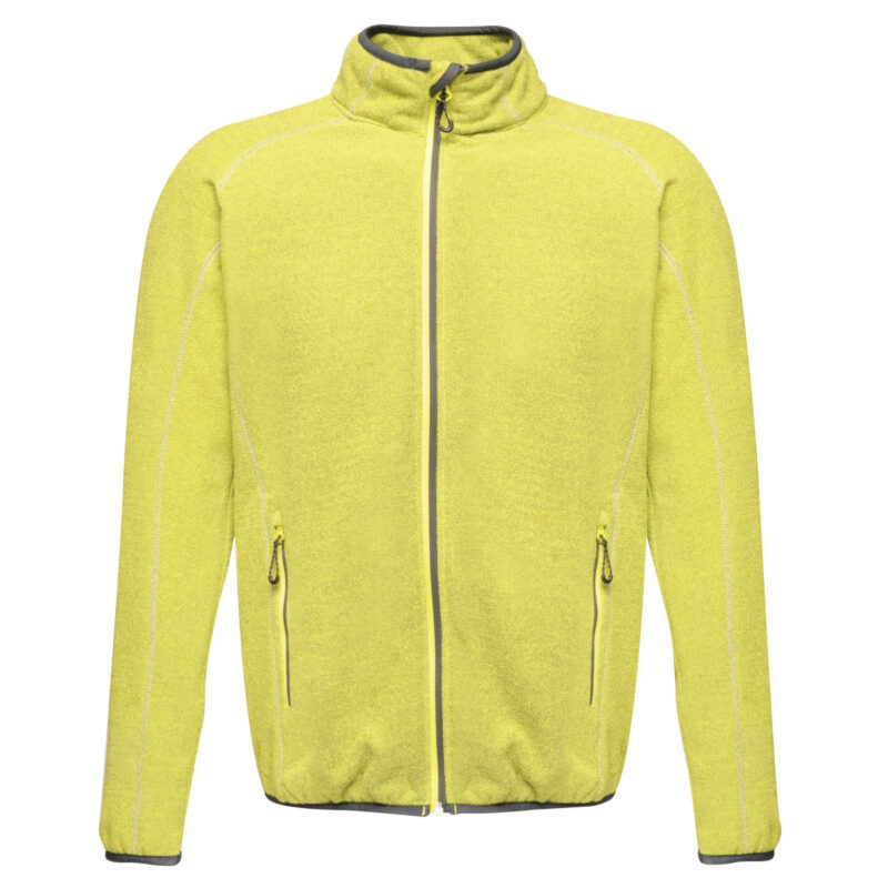 Regatta Dreamstate Men's Full Zip Mini Honeycomb Fleece Lime Punch