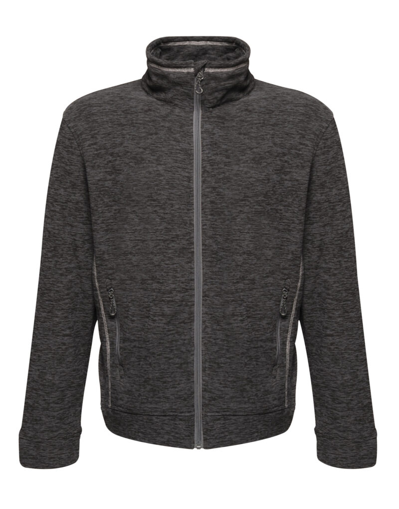 Regatta Thornly Men's Full Zip Marl Fleece Seal Grey Marl