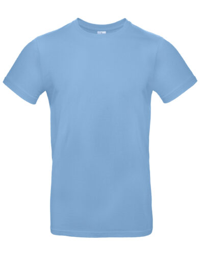 B&C Men's #E190 Tee Sky Blue