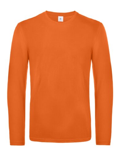 B&C Mens #E190 LSL Urban Orange