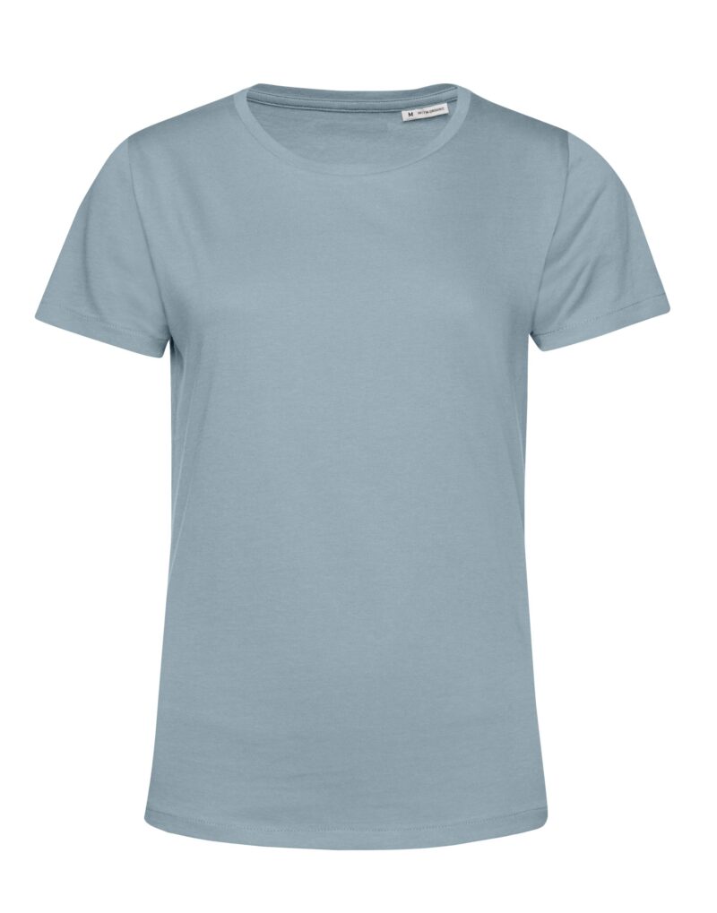 B&C Women's #Organic E150 Tee Blue Fog