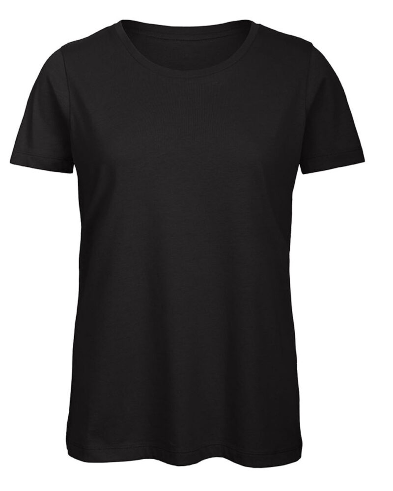 B&C Women's Organic Inspire Tee Black