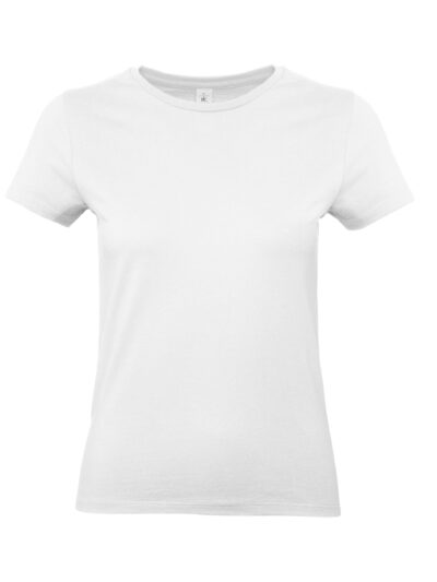 B&C Women's #E190 Tee White