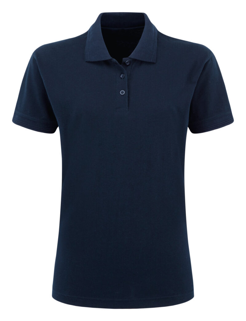 Ultimate Clothing Company Ladies' 50/50 220gsm Pique Polo Navy Blue