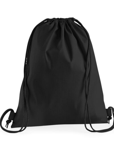 Westford Mill Premium Cotton Gymsac Black