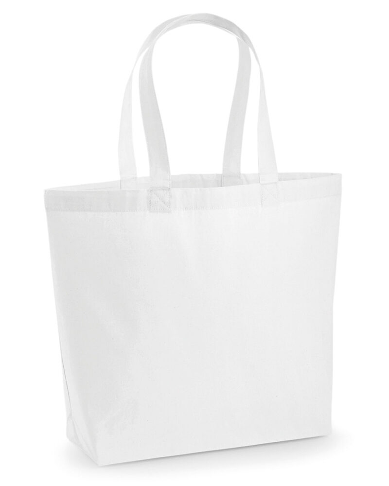 Westford Mill Premium Cotton Maxi Tote White