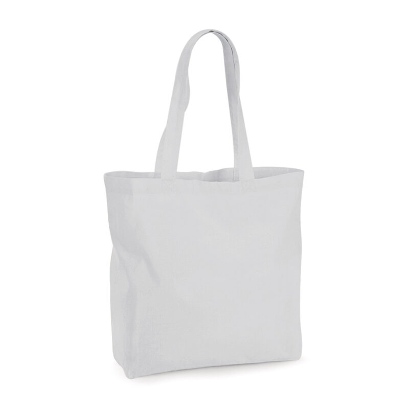 Westford Mill Organic Premium Cotton Maxi Tote Light Grey