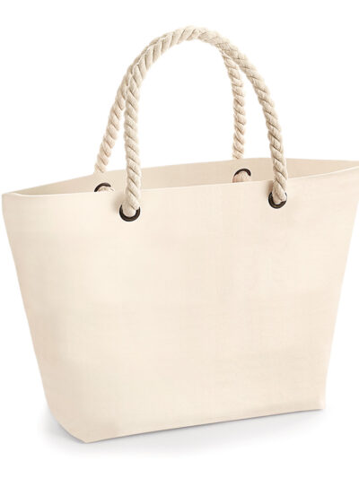 Westford Mill Nautical Beach Bag Natural