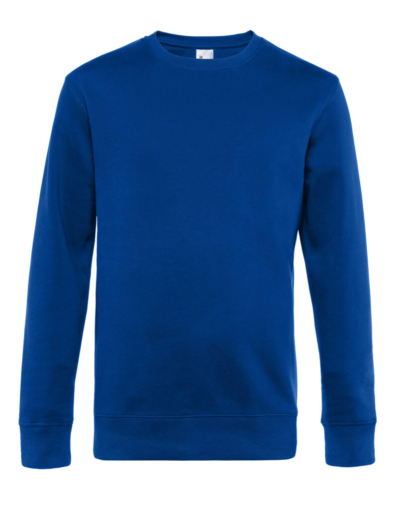 B&C Men's King Crew Neck Sweat Royal Blue