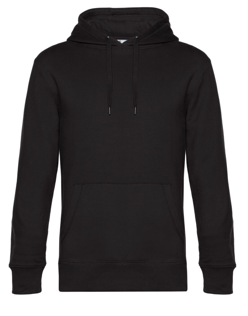 B&C Men's King Hooded Sweat Black Pure