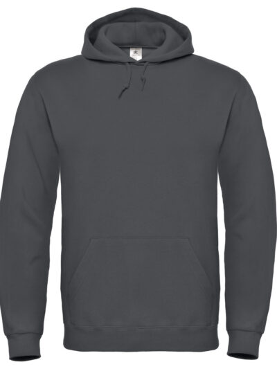 B&C ID.003 Cotton Rich Hooded Sweatshirt Anthracite