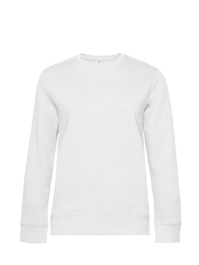 B&C Women's Queen Crew Neck Sweat White