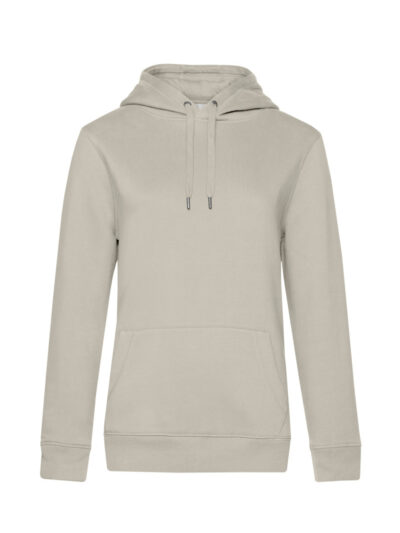 B&C Women's Queen Hooded Sweat Grey Fog