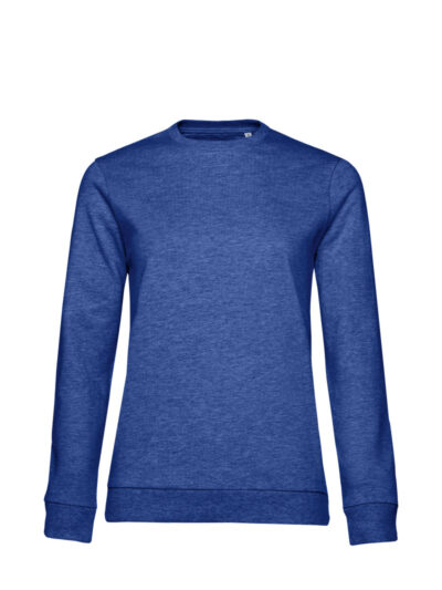 B&C Women's #Set In Sweatshirt Heather Royal Blue