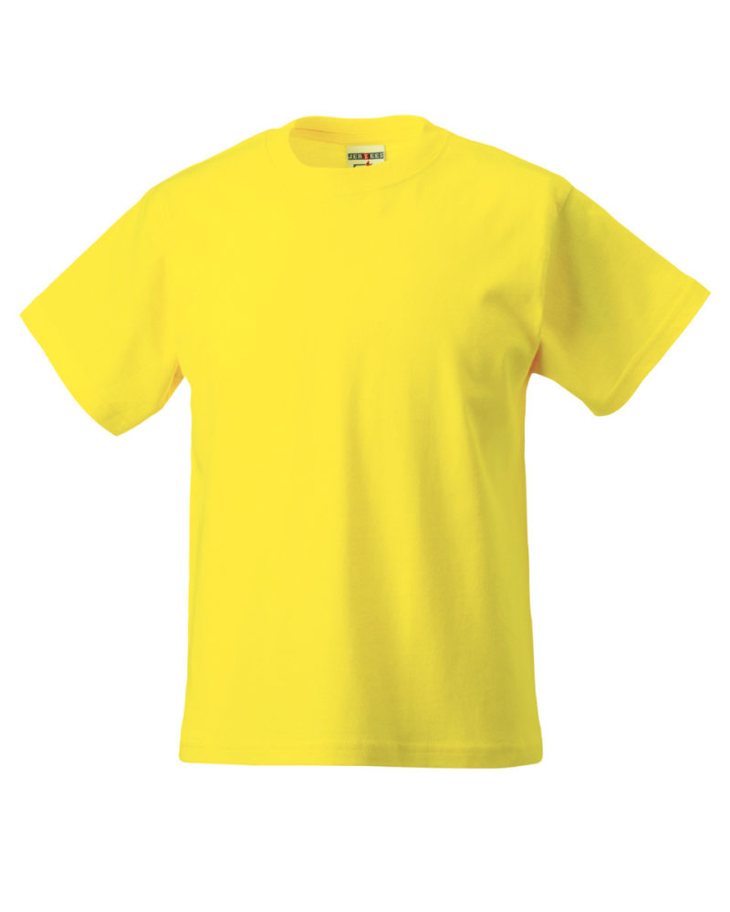 Russell Children's Classic T-Shirt Yellow